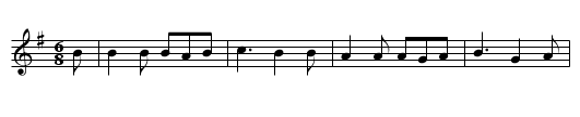 The Bear Went Over the Mountain - staff notation