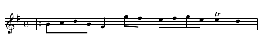 The BEAUTIES OF WINDSOR - staff notation