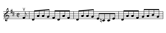 THE BEDDING OF THE BRIDE -- Reel - staff notation