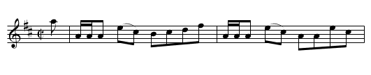 The Bedding of the Bride. - staff notation