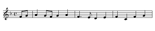 The Beed to me - staff notation