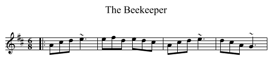 The Beekeeper - staff notation