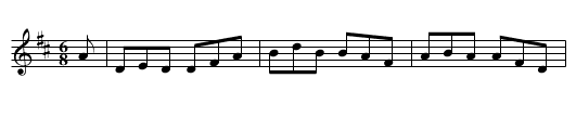 The bees in the heather - staff notation