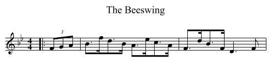 The Beeswing - staff notation