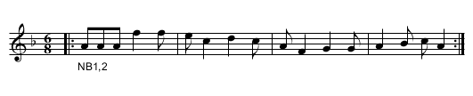 The Beggar Boy. - staff notation