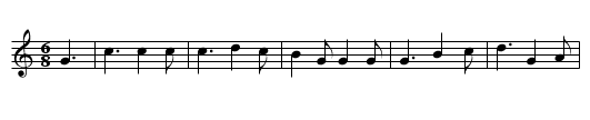 The Beggarman - staff notation