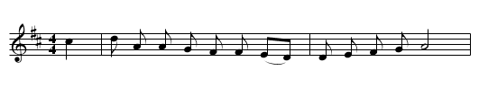 The Beggars' Chorus in the Jovial Crew - staff notation
