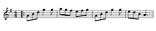 The Belfast Boat - staff notation