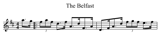 The Belfast - staff notation