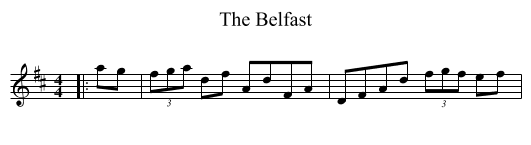 The Belfast - staff notation