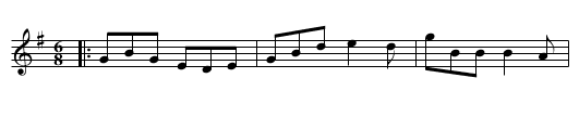 The Belle of the Kitchen - staff notation