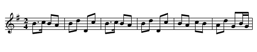 The Bells of Aberdovey - staff notation