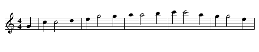 The Bells of St. Marys - staff notation