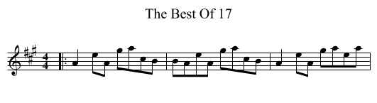 The Best Of 17 - staff notation