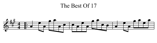 The Best Of 17 - staff notation