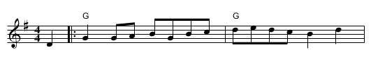 The Big Ship - staff notation