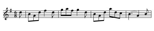 The Black and the Grey - staff notation