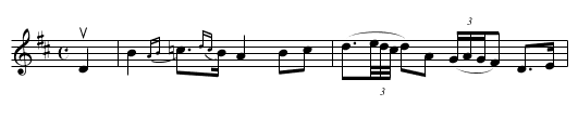 The BLACK BIRD - staff notation