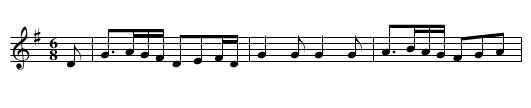 The Black Blanket - staff notation