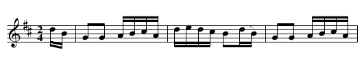 The Black Dance - staff notation