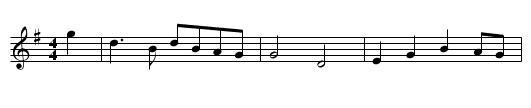 The Black Ewe - staff notation
