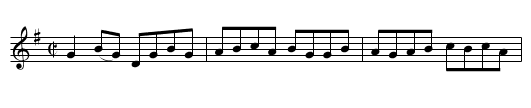 The Black Eyed Sailor  (reel) 1475 - staff notation