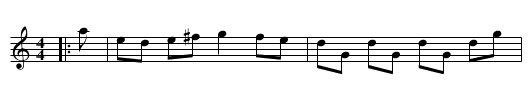 The Black Mill - staff notation