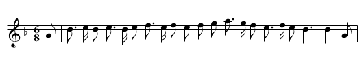 The Black Nag - staff notation
