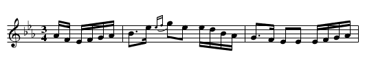 The Black Slender Boy [Third Setting] - staff notation