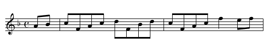 The Black Swan - staff notation