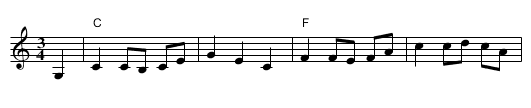 The Black Velvet Waltz - staff notation