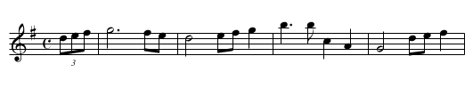 The Blue Bells of Challon - staff notation