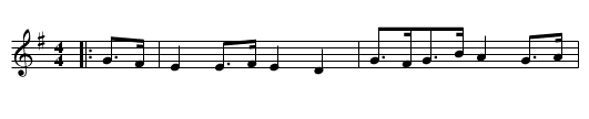 THE BLUE-EYED STRANGER - staff notation