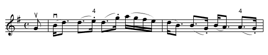 THE BOATIE ROWS -- STRATHSPEY - staff notation