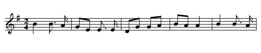 The Bog Down in the Valley-O - staff notation