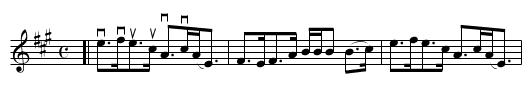 the BOG O' GIGHT - staff notation