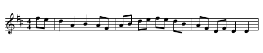 The Bold Deserter - staff notation