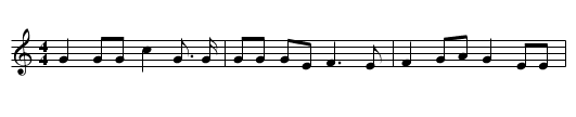 The Bold Soldier - staff notation