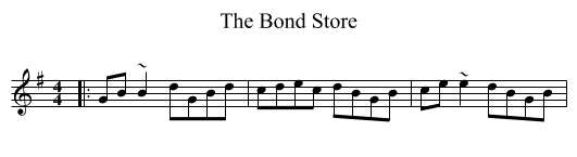 The Bond Store - staff notation