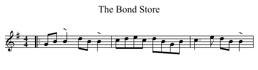 The Bond Store - staff notation