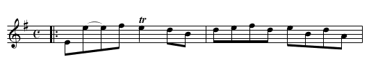 The Bonnet makers of Dundee - staff notation