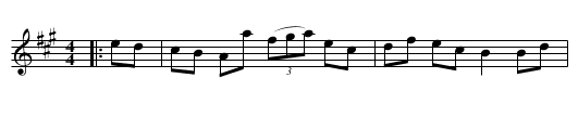 The Bonnie Boy - staff notation