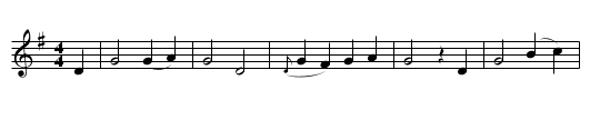 The Bonnie Lass o' Fyvie - staff notation