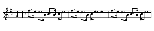The Bonniest Lass in Ayr - staff notation
