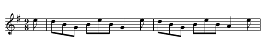 The Bonny Bay Mare and I - staff notation