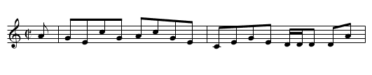 the bonny Lass of Fisher-row - staff notation