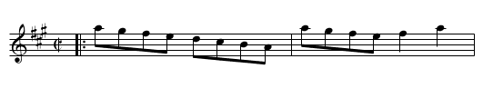 The Bonny Lass - staff notation