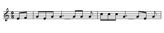The Bonny Wee Window - staff notation