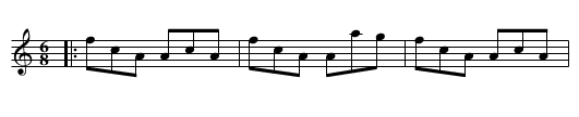The Bonny wi thing - staff notation