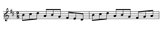 The Boodulum - staff notation
